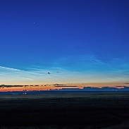 <font class="tempImageTitleThumbText">NLCs With Moon & Venus</font><br>Alan Dyer<br>Jul 21 6:28pm<br>near Gleichen, Alberta