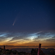 <font class="tempImageTitleThumbText">Comet Neowise & Noctilucent Clouds</font><br>Andrew Fitzgerald<br>Jul 11 6:51pm<br>Carlow, Ireland