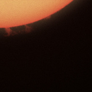 <font class="tempImageTitleThumbText">Prominences.</font><br>Benjamin Castro, Tomás Valencia, Freddy Moreno.<br>Oct 4 1:29am<br>Observatorio Julio Garavito.Gim