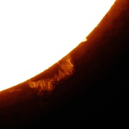 <font class="tempImageTitleThumbText">Arching Prominence On The Sun </font><br>Bill Burnett<br>Nov 13 12:52am<br>Hamilton, Montana USA