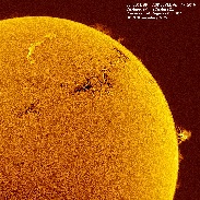 <font class="tempImageTitleThumbText">AR2321, AR2322 And Prominences</font><br>Bill Hrudey<br>Apr 14 7:58pm<br>Cayman Islands