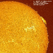 <font class="tempImageTitleThumbText">Solar Prominences And Sunspots</font><br>Bill Hrudey<br>Jan 31 7:21pm<br>Cayman Islands