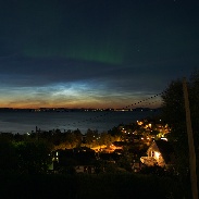 <font class="tempImageTitleThumbText">Noctilucent Clouds And Aurora</font><br>Bjørn Ole Solberg<br>Aug 16 10:12am<br>Trondheim, Norway