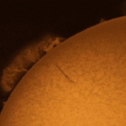 <font class="tempImageTitleThumbText">Large Solar Prominence</font><br>Bob Runyan<br>Oct 9 8:21pm<br>AstroAsylum, Shelton, NE USA