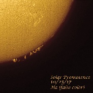 <font class="tempImageTitleThumbText">Solar Prominence Activity</font><br>Bob Runyan<br>Oct 26 9:05pm<br>AstroAsylum BYO, Shelton, NE, U