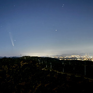<font class="tempImageTitleThumbText">Tsuchinshan-ATLAS Comet</font><br>Brian Gold<br>Oct 14 9:15pm<br>Santa Monica Mountain, Los Ange