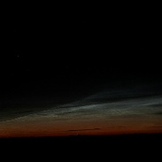 <font class="tempImageTitleThumbText">Noctilucent Cloud Near Edmonton, Alberta</font><br>Bruce McCurdy<br>Jul 1 1:05pm<br>Near St. Albert, AB