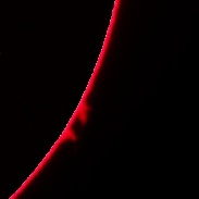 <font class="tempImageTitleThumbText">Prominences On Sun</font><br>Chuck Hunt<br>May 1 6:09pm<br>Brook Park, Ohio
