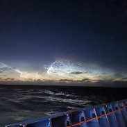 <font class="tempImageTitleThumbText">Noctilucent Clouds</font><br>Croy<br>Aug 29 5:35pm<br>North Atlantic ocean, south wes