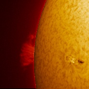 <font class="tempImageTitleThumbText">Huge Prominence On Sun And AR2665</font><br>Dave Eagle<br>Jul 8 12:48pm<br>Higham Ferrers