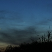 <font class="tempImageTitleThumbText">The Moon, Mercury & Venus.</font><br>Dave Gulyas<br>Mar 19 2:36am<br>Near Wakeman, OH