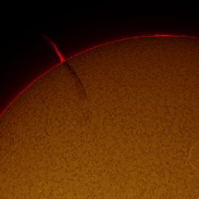 <font class="tempImageTitleThumbText">Eruptive Prominence</font><br>David Strange<br>Apr 28 2:48pm<br>East Devon UK