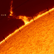 <font class="tempImageTitleThumbText">Eruptive Prominence</font><br>David Strange<br>Apr 17 1:19pm<br>Salcombe Regis, East Devon, UK