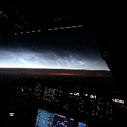 <font class="tempImageTitleThumbText">Noctilucent Clouds And A Fireball Meteor</font><br>Derek Maroot<br>Jul 19 5:34pm<br>Atlantic Ocean