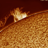 <font class="tempImageTitleThumbText">Prominences, New Sunspot 2810</font><br>Efrain Morales Rivera<br>Mar 17 1:27pm<br>Aguadilla, Puerto Rico