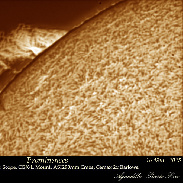 <font class="tempImageTitleThumbText">Sunspot AR4100, Large Prominence </font><br>Efrain Morales<br>Jun 1 4:59pm<br>Aguadilla, Puerto Rico