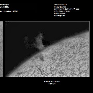 <font class="tempImageTitleThumbText">AR #14079 And The Prominence</font><br>Frank J Melillo<br>May 8 1:51pm<br>Holtsville, NY