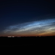 <font class="tempImageTitleThumbText">Noctilucent Clouds</font><br>Frank Lang<br>Jun 30 6:05am<br>Saskatoon, saskatchewano
