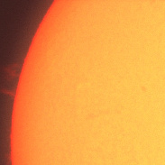 <font class="tempImageTitleThumbText">Prominences</font><br>Freddy Moreno, Juan F. Naranjo, José D. Botero y Nicholas Gallego<br>Feb 17 7:12pm<br>Observatorio Julio Garavito, Gi