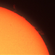 <font class="tempImageTitleThumbText">Prominences </font><br>Freddy Moreno, Sabastian Grueso y Tobias Mateus<br>Sep 18 5:31pm<br>Observatorio Julio Garavito, Gi
