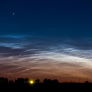 <font class="tempImageTitleThumbText">Noctilucent Clouds</font><br>Harlan Thomas<br>Jun 25 1:00am<br>East of Airdre, Alberta