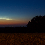 <font class="tempImageTitleThumbText">A Single Noctilucent Cloud</font><br>Heiko Ulbricht<br>Jun 24 10:14pm<br>Landberg hill, Saxony, Germany