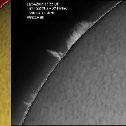<font class="tempImageTitleThumbText">Solar Prominences</font><br>James Roger Samworth<br>Apr 22 8:26am<br>Nailstone, Nuneaton, UK