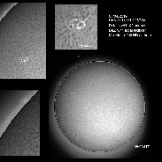 <font class="tempImageTitleThumbText">Sunspot AR2737 And Prominences</font><br>James Roger Samworth<br>Apr 1 5:28pm<br>Nailstone, Nuneaton, UK