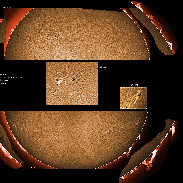 <font class="tempImageTitleThumbText">AR2877, 2880 And Prominences</font><br>James Roger Samworth<br>Oct 1 6:16pm<br>Nailstone, Nuneaton, UK