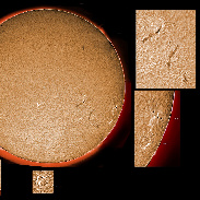<font class="tempImageTitleThumbText">AR2916, AR2922, 2923 And Prominences</font><br>James Roger Samworth<br>Jan 2 8:27pm<br>Nailstone, Nuneaton, UK
