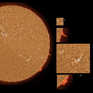 <font class="tempImageTitleThumbText">AR3111-3117 And Prominences</font><br>James Roger Samworth<br>Oct 6 11:15am<br>Nailstone, Nuneaton, UK