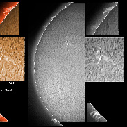 <font class="tempImageTitleThumbText">AR2853, Prominences And A New AR</font><br>James Roger Samworth<br>Aug 11 9:12am<br>Nailstone, Nuneaton, UK
