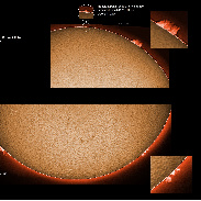 <font class="tempImageTitleThumbText">Solar Prominences And Polar Bubble Promin</font><br>James Roger Samworth<br>Jan 12 4:55pm<br>Nailstone, Nuneaton, UK