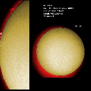 <font class="tempImageTitleThumbText">Solar Prominences</font><br>James Roger Samworth<br>Feb 14 12:31pm<br>Nailstone, Nuneaton, UK