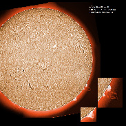<font class="tempImageTitleThumbText">ARs 3023,3024 And Prominences</font><br>James Roger Samworth<br>May 29 12:21pm<br>Nailstone, Nuneaton, UK