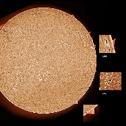<font class="tempImageTitleThumbText">ARs 2995, 2999, 3001 And Prominences</font><br>James Roger Samworth<br>Apr 30 10:31am<br>Nailstone, Nuneaton, UK