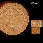 <font class="tempImageTitleThumbText">AR3086, 3089 And Prominences</font><br>James Roger Samworth<br>Aug 30 11:17am<br>Nailstone, Nuneaton, UK
