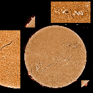 <font class="tempImageTitleThumbText">ARs  2975-2978 And A Large Prominence</font><br>James Roger Samworth<br>Mar 31 4:54pm<br>Nailstone, Nuneaton, UK