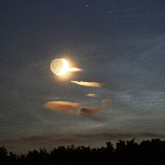 <font class="tempImageTitleThumbText">Noctilucent Clouds And The Moon</font><br>Jan Koeman<br>Jun 29 10:36pm<br>Goes, the Netherlands
