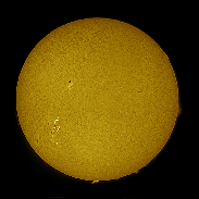 <font class="tempImageTitleThumbText">A Nice Sunspot Grouping And Solar Promine</font><br>Jay Messeroff<br>Oct 10 7:00pm<br>Charleston, SC USA
