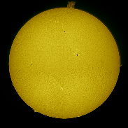 <font class="tempImageTitleThumbText">Nice Sunspots And A Very Large Prominence</font><br>Jay Messeroff<br>Mar 9 8:47pm<br>Charleston, SC USA