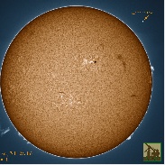 <font class="tempImageTitleThumbText">Huge Prominence On Todays Sun In Halpha</font><br>Jim Fakatselis<br>Jan 30 9:03pm<br>Peppermill Skies Observatory, H