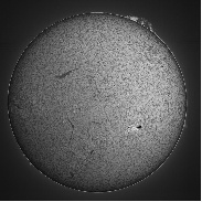 <font class="tempImageTitleThumbText">Sun Composite, Disk And Prominences</font><br>Jim Fakatselis<br>Aug 10 2:05pm<br>Peppermill Skies Observatory, H