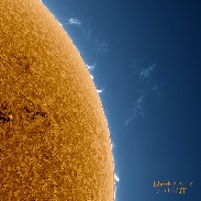 <font class="tempImageTitleThumbText">Large Solar Prominence</font><br>Jim Fakatselis<br>Mar 7 8:51pm<br>Peppermill Skies Observatory, H