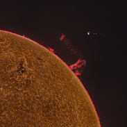 <font class="tempImageTitleThumbText">Suns Cromosphere And Prominences</font><br>Juan Carlos Casado<br>Jun 15 11:40am<br>Sant Llorenç de la Muga, Giron