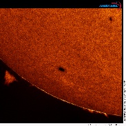 <font class="tempImageTitleThumbText">Solar Prominences & Sunspot</font><br>Karzaman Ahmad<br>Nov 14 7:52am<br>Langkawi National Observatory, 