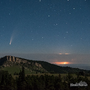 <font class="tempImageTitleThumbText">Comet, Lightning, Noctilucent Clouds</font><br>Kevin Palmer<br>Jul 10 12:17pm<br>Bighorn Mountains, Wyoming