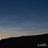 <font class="tempImageTitleThumbText">Noctilucent Clouds, Crescent Moon</font><br>Kevin Palmer<br>Jun 24 7:57pm<br>Buffalo, WY