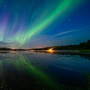 <font class="tempImageTitleThumbText">First Summer Aurora And Noctilucent Cloud</font><br>Laura Kranich<br>Aug 17 6:19pm<br>64°N in Västernorrlands Län,