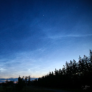 <font class="tempImageTitleThumbText">Noctilucent Clouds</font><br>Lauri Kangas<br>Jun 28 5:54am<br>Fort Frances, Ontario, Canada